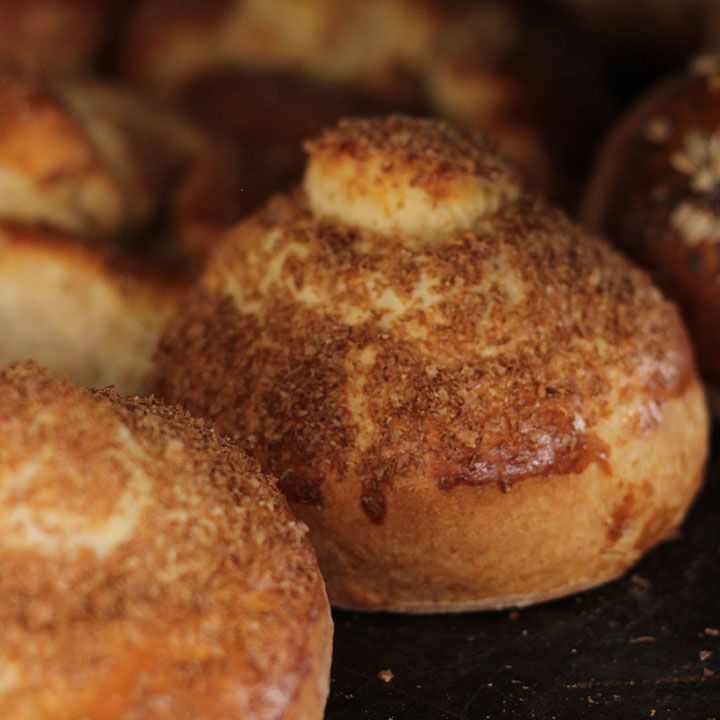 Pan dulce recién horneado